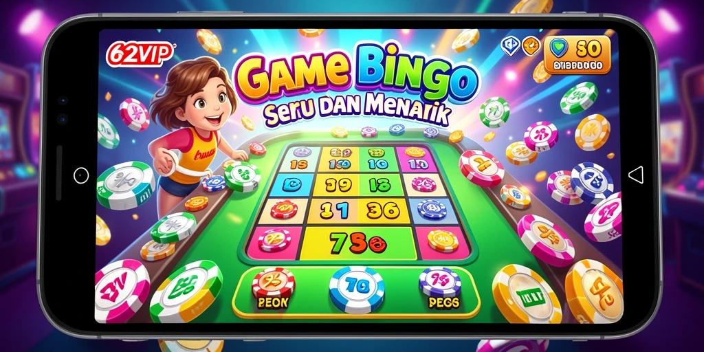 Gameplay seru dan menarik di 62VIP Bingo