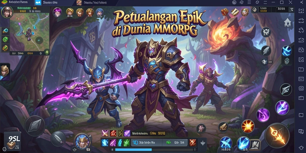Tampilan gameplay epik dalam dunia <strong>9SL</strong> yang menawan.