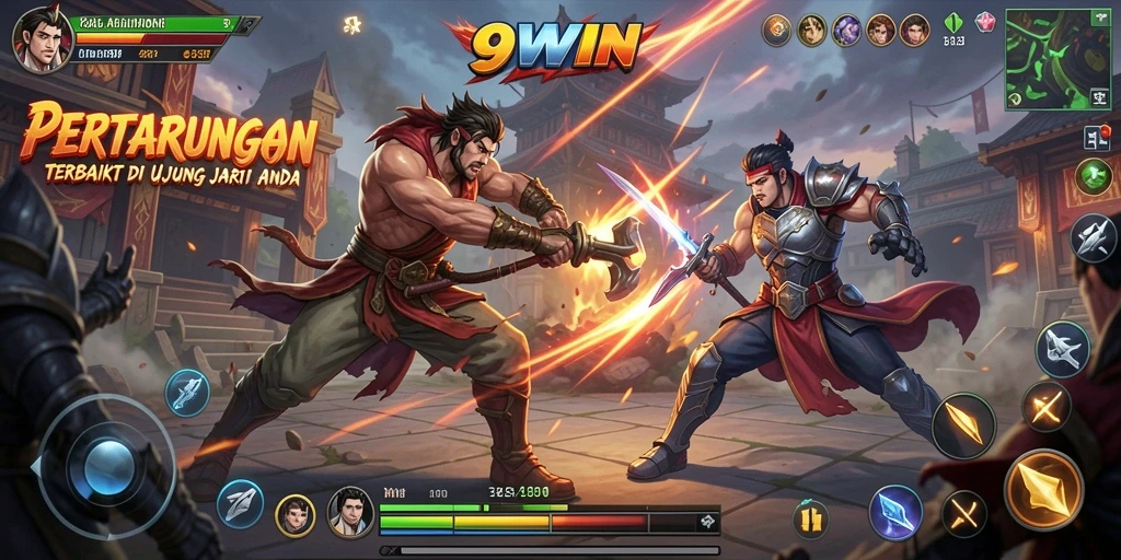 Gameplay menegangkan di 9WIN dengan aksi pertarungan yang dinamis.