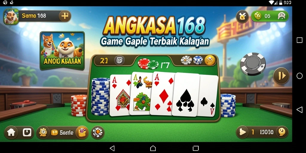 Tampilan gameplay seru dan interaktif di ANGKASA168.