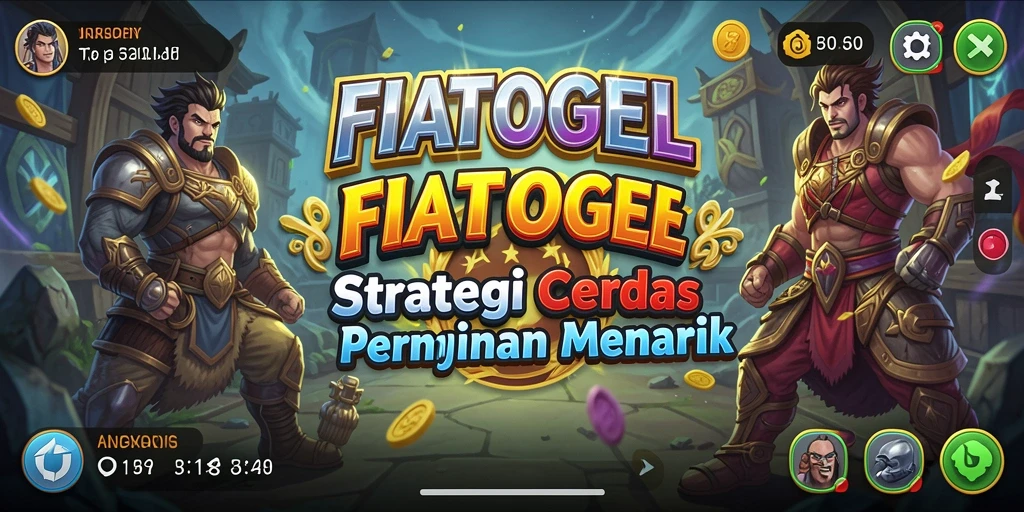 Tampilan tangkapan layar gameplay FIATOGEL yang menarik.