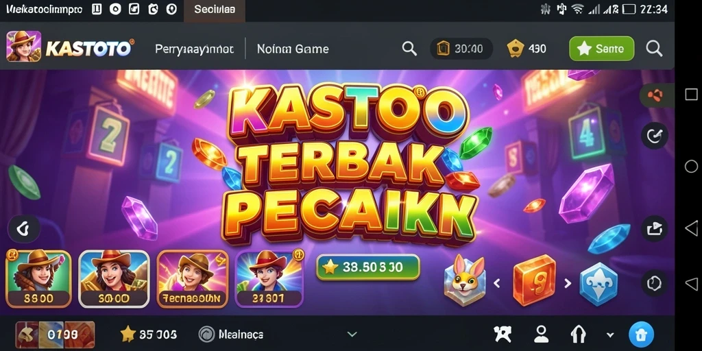 Tampilan menarik dari gameplay slot di KASTOTO.