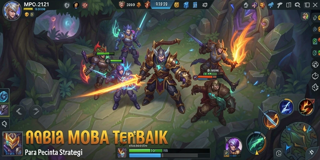 Tampilan gameplay seru dari MPO2121 dengan pertempuran tim.
