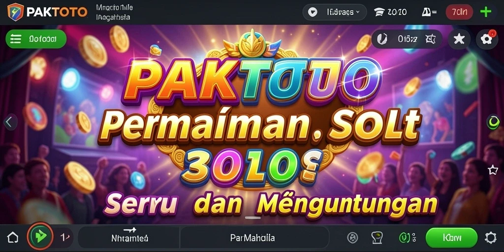 Screenshot gameplay PAKTOTO yang menampilkan pengalaman Slot mengasyikkan.
