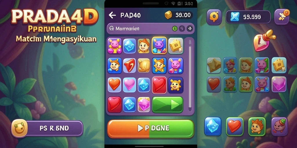 Tampilan gameplay PRADA4D yang seru dan penuh warna.