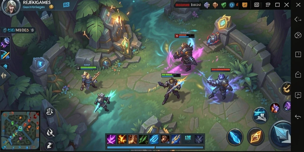 Tampilan seru gameplay <strong>REJEKIGAMES</strong> yang penuh aksi.