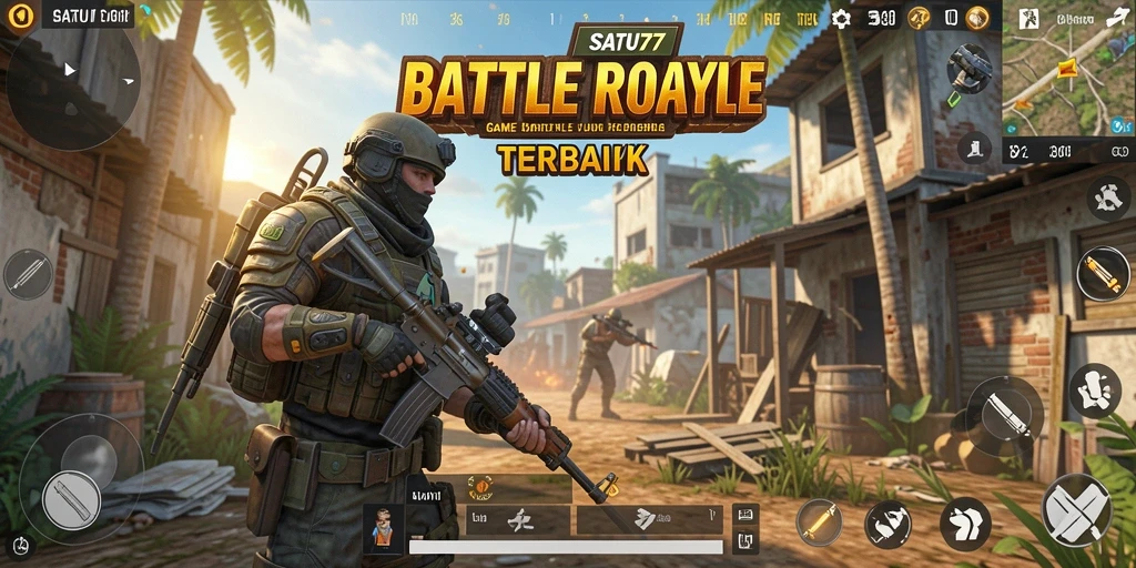 Tampilan gameplay seru dan mendebarkan dalam SATU77.