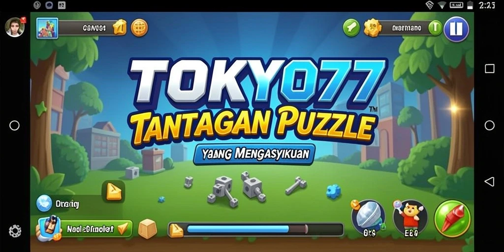 Tampilan gameplay mengasyikkan di TOKYO77 dengan berbagai tantangan menarik.