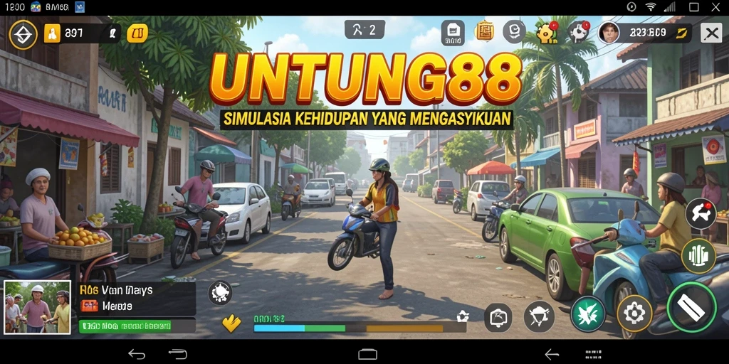 Gameplay seru dengan interaksi karakter yang kaya.
