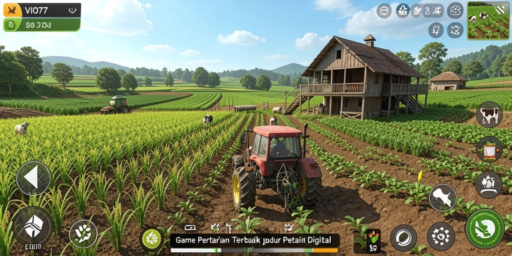 Gameplay menarik VIO77 yang menampilkan aktivitas pertanian.